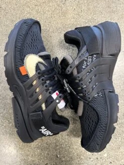 OFF WHITE PRESTO BLACK - SIZE 9 (WORN)