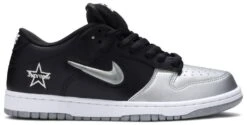 Nike SB Dunk Low OG QS "SUPREME/BLACK SILVER JEWEL"